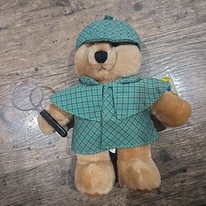 🔥 New Vintage Dakin Detective Plush Bear